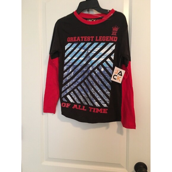 2 Pc Set Jack #23 Jordan Greatest Legend Shirt Boys Size Small 8 Multicolor